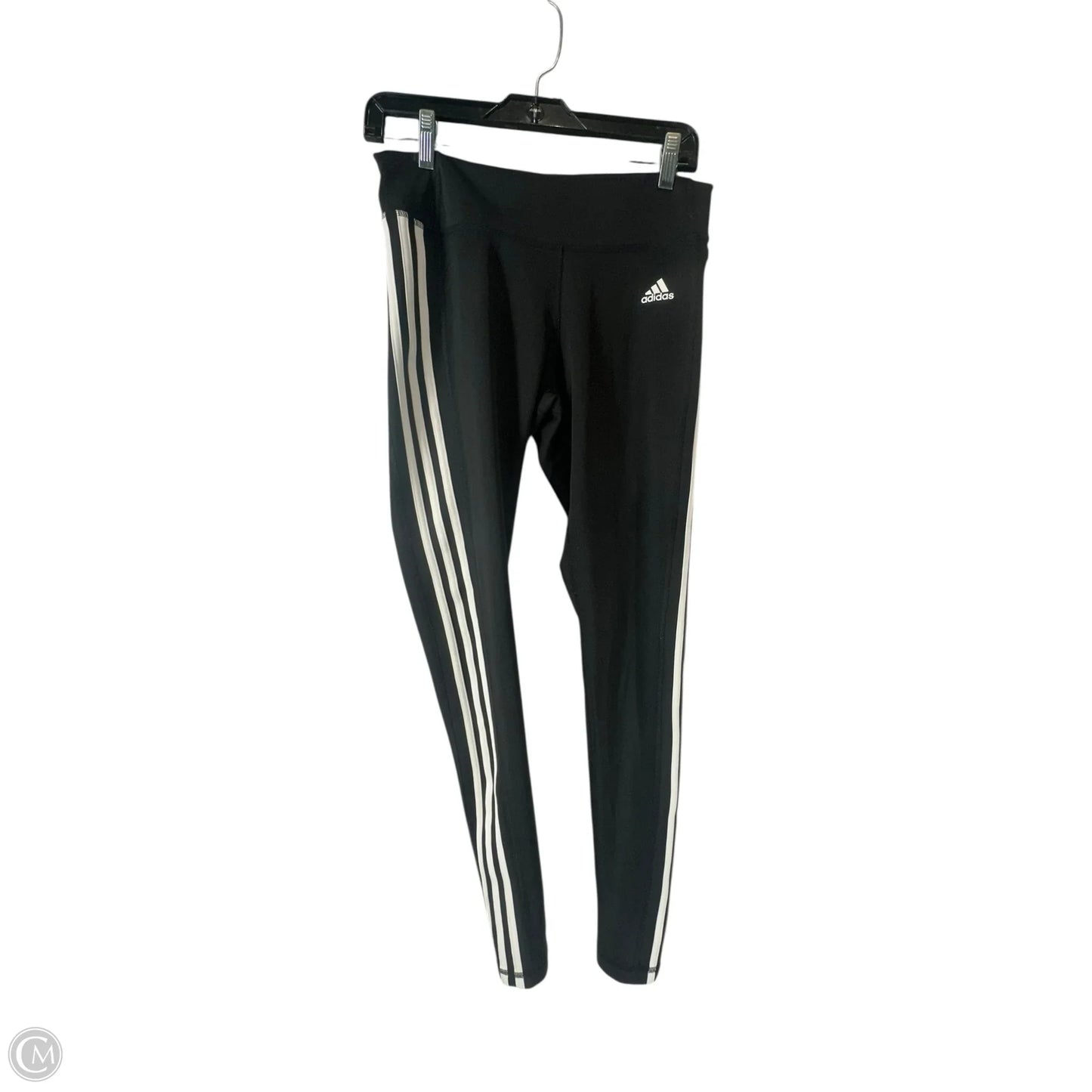 Athletic Leggings By Adidas In Black, Size: M
