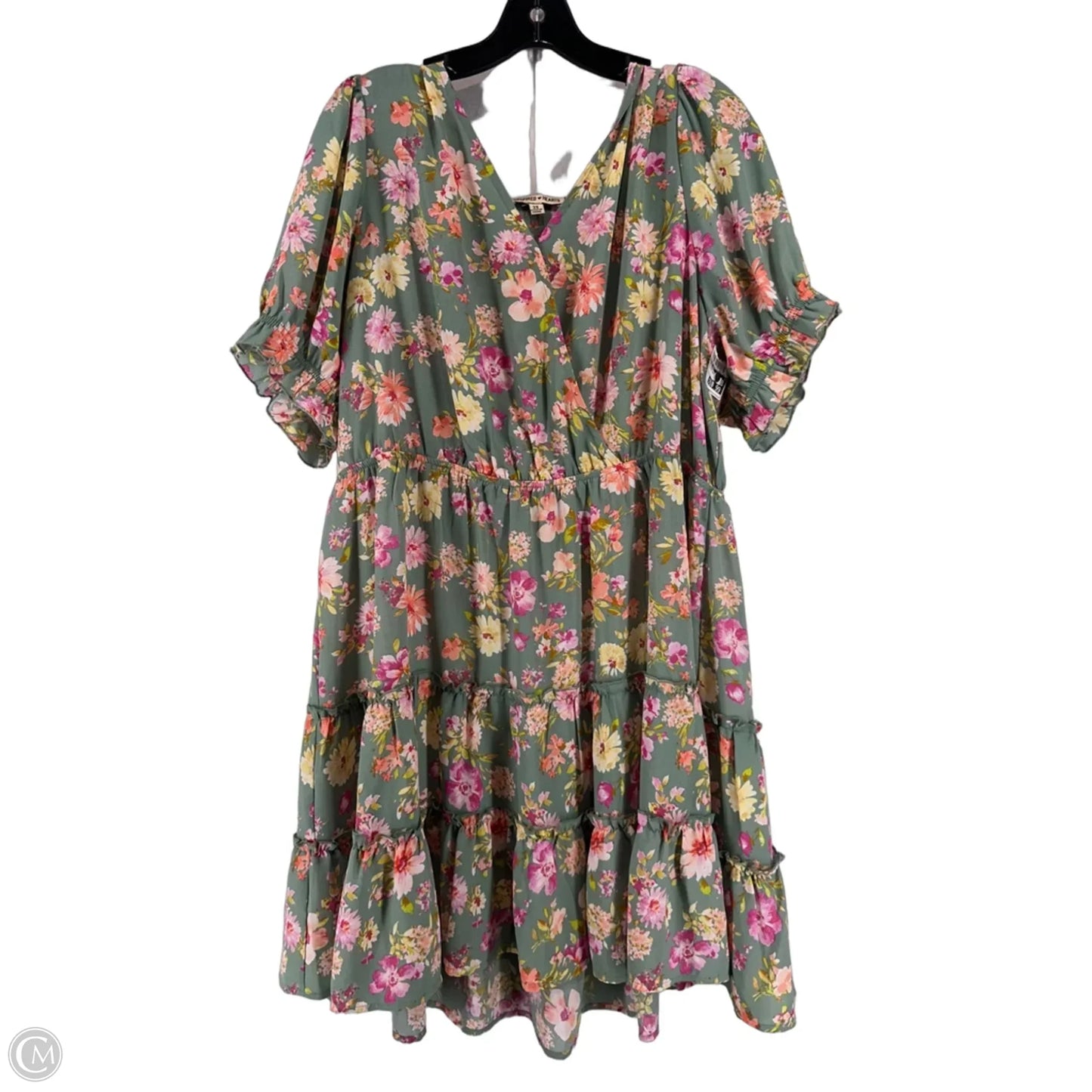 Dress Casual Short By Inspired Hearts In Green, Size: 3x