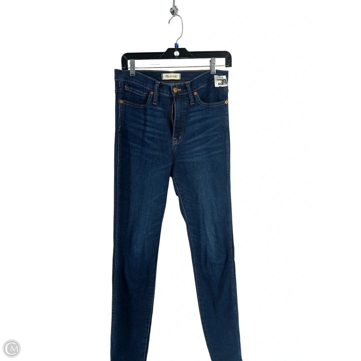 Jeans Straight By Madewell In Blue Denim, Size: 28