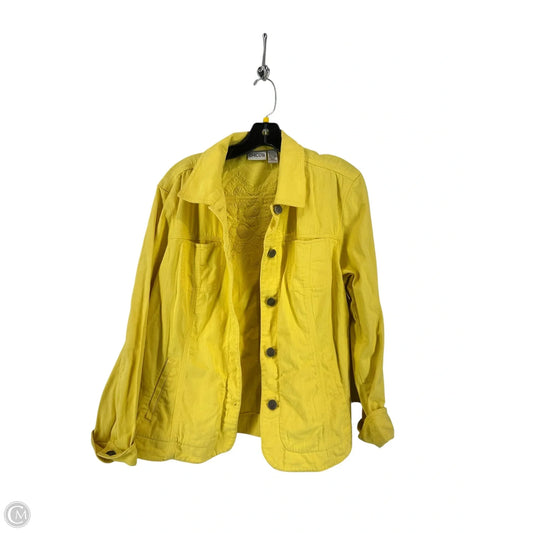 Jacket Other By Chicos In Yellow, Size: L
