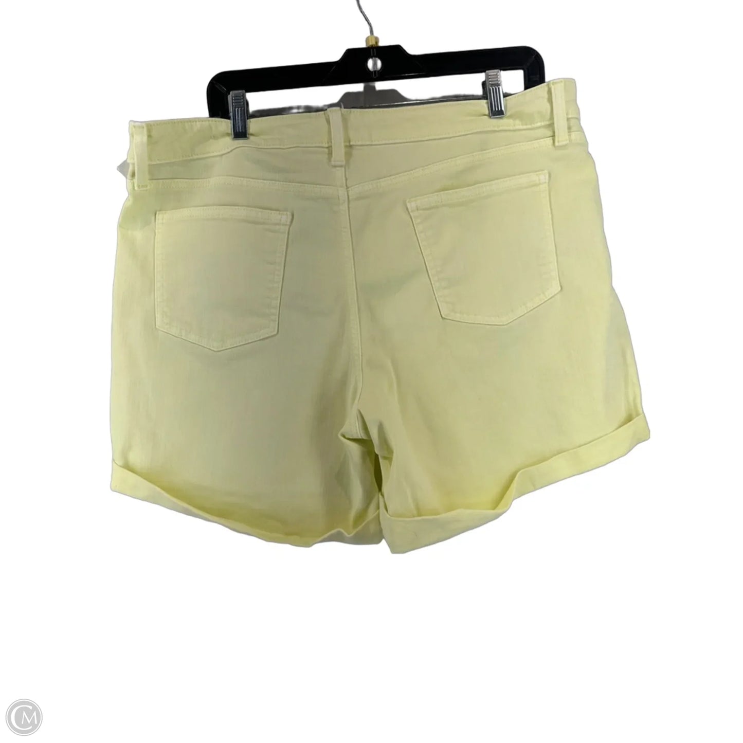 Shorts By Chicos In Yellow, Size: L