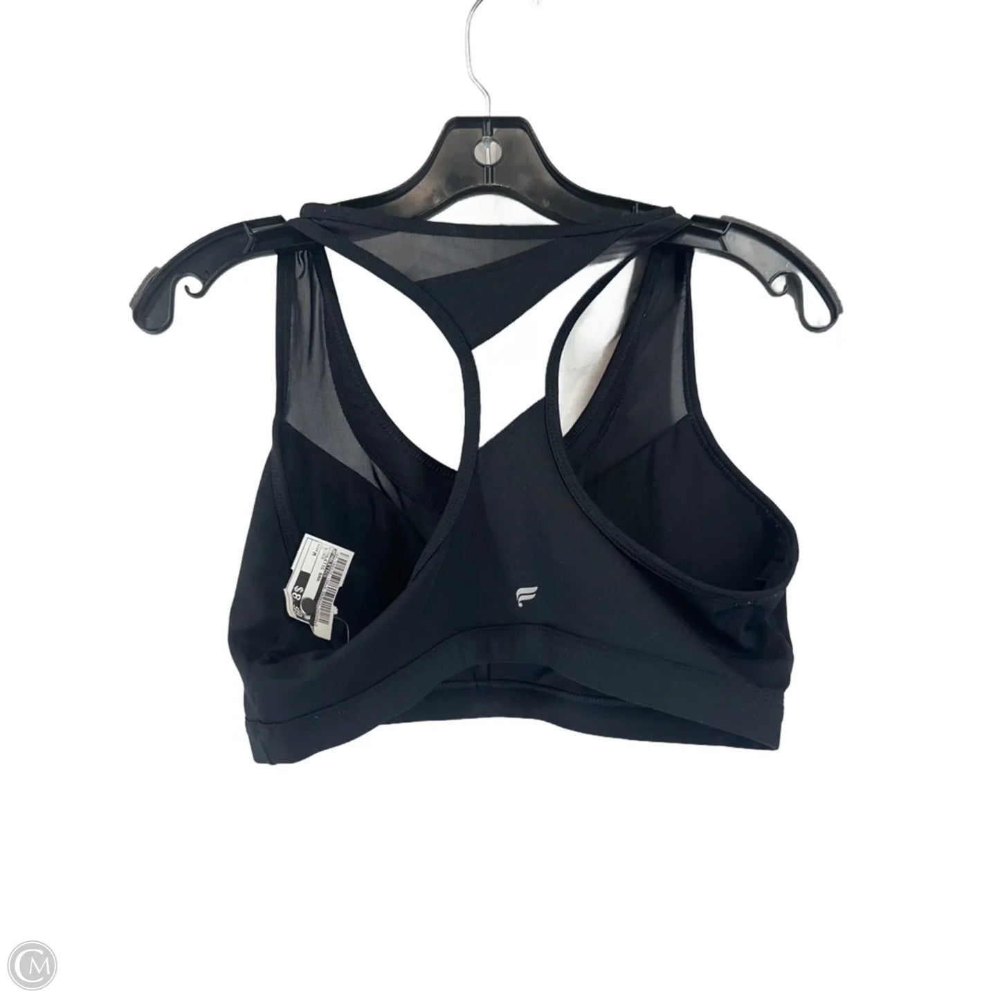 Athletic Bra By Fabletics In Black, Size: M