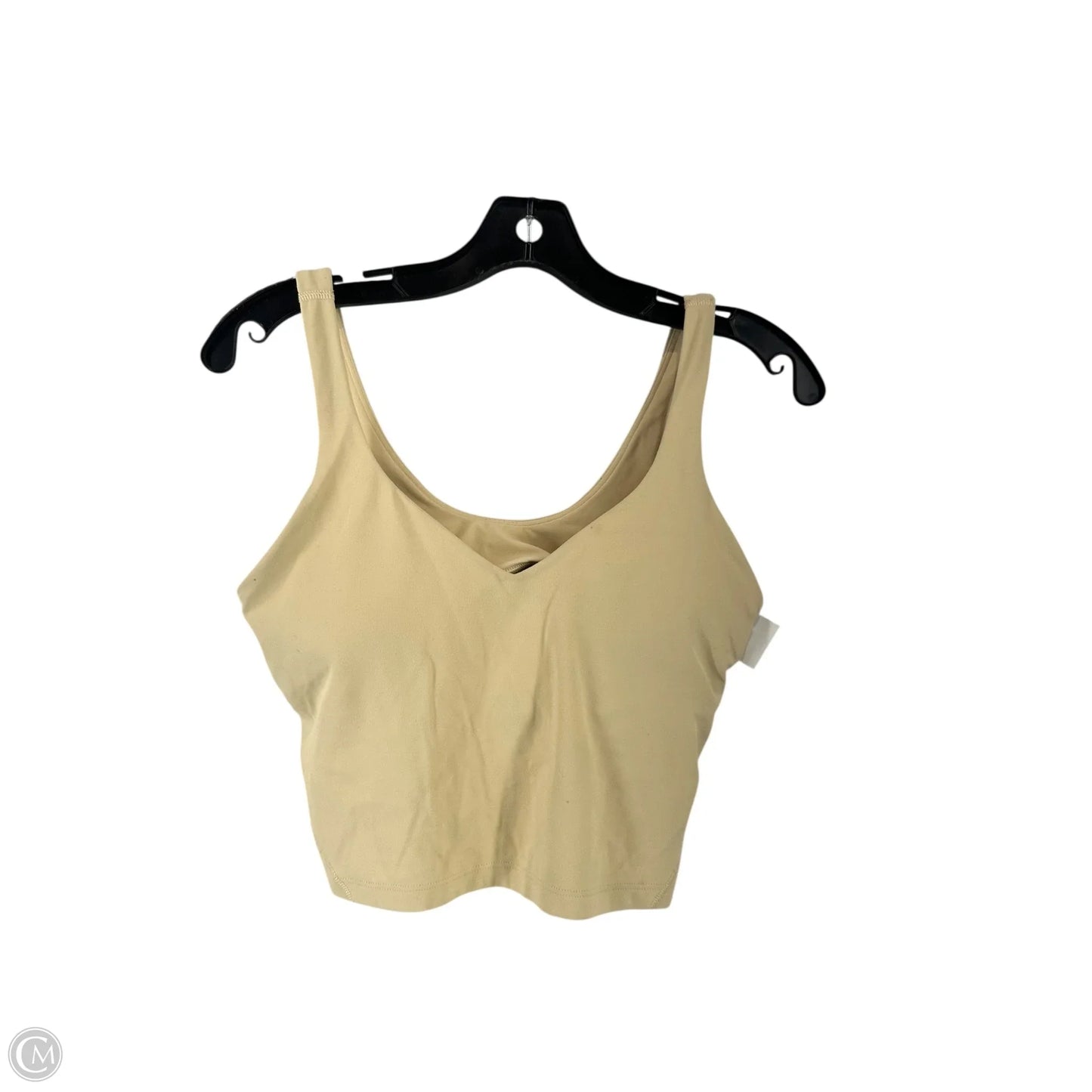 Athletic Bra By Lululemon In Yellow, Size: M