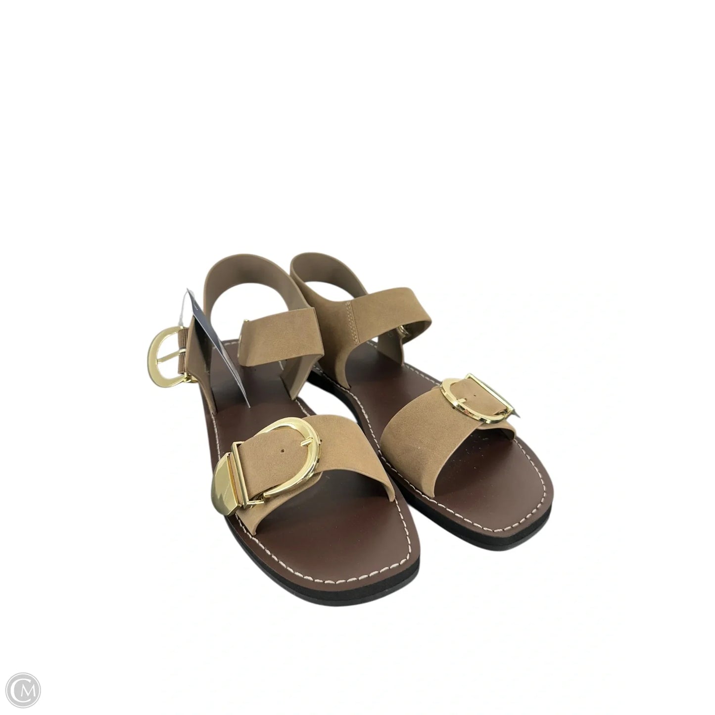 Sandals Flats By Universal Thread In Grey, Size: 10