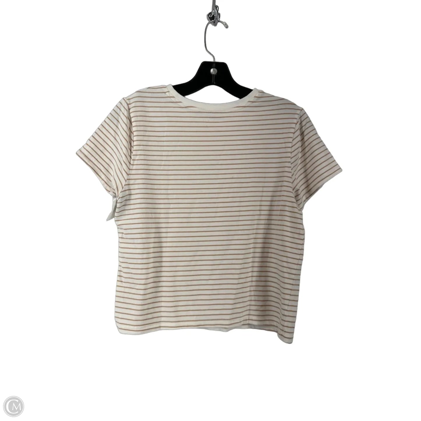 Top Short Sleeve By Old Navy In White, Size: L