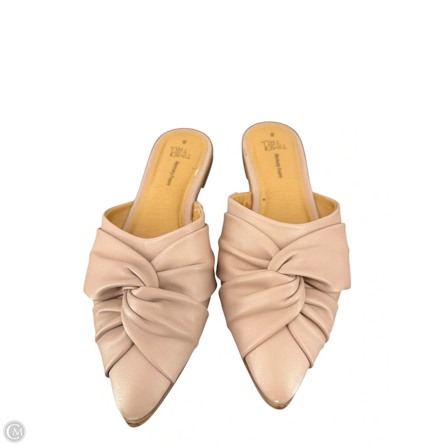 Sandals Flats By Time And Tru In Beige, Size: 8