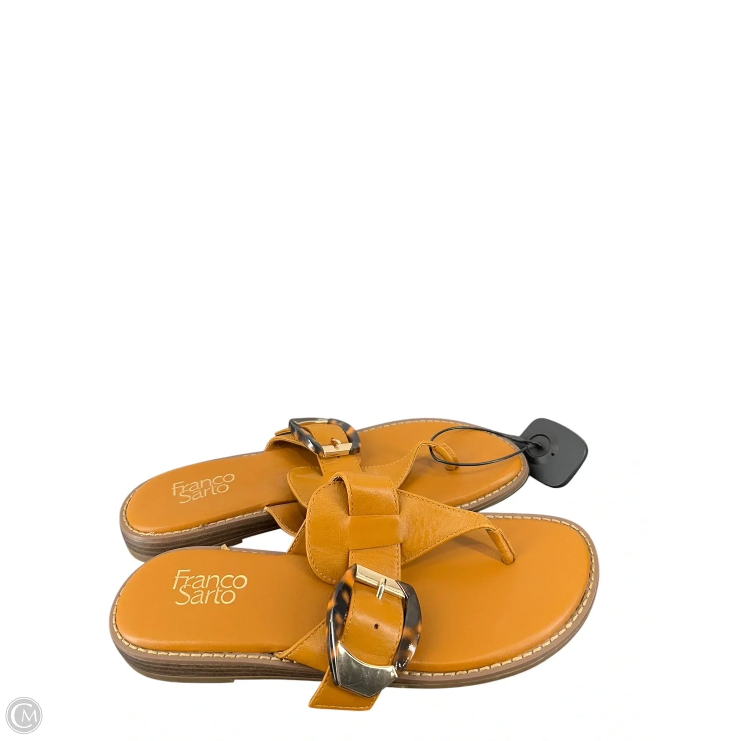 Sandals Flip Flops By Franco Sarto In Beige, Size: 8.5