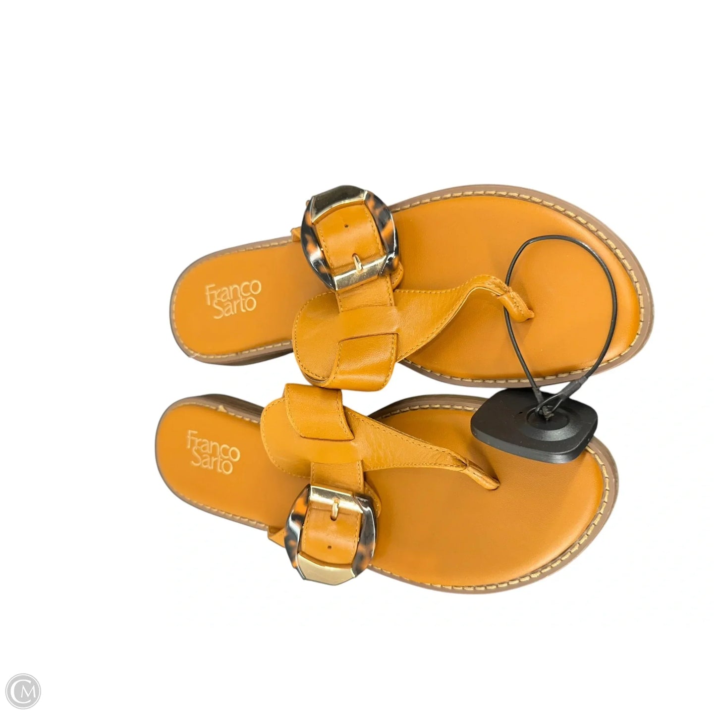 Sandals Flip Flops By Franco Sarto In Beige, Size: 8.5