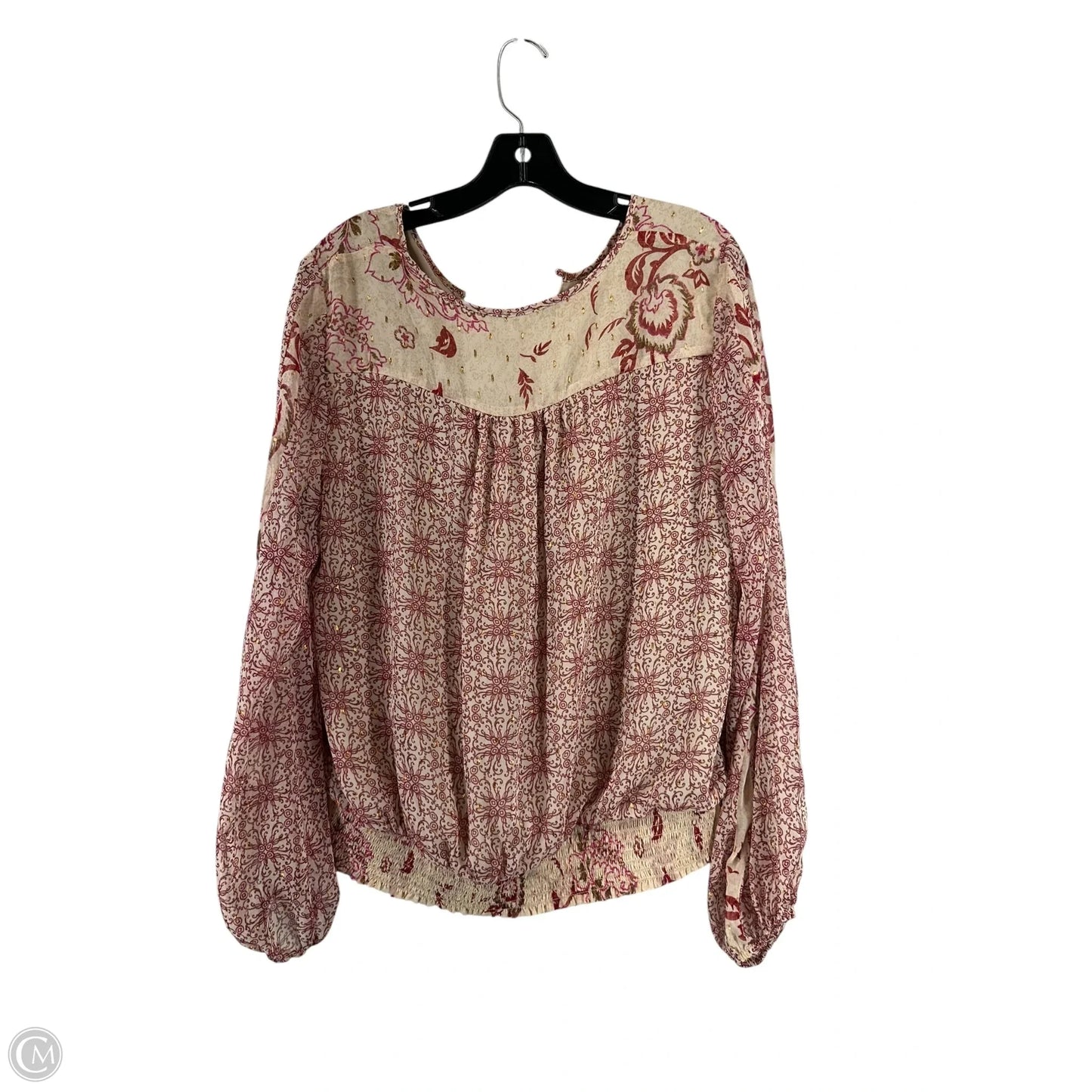 Top Long Sleeve By Clothes Mentor In Floral Print, Size: Xl