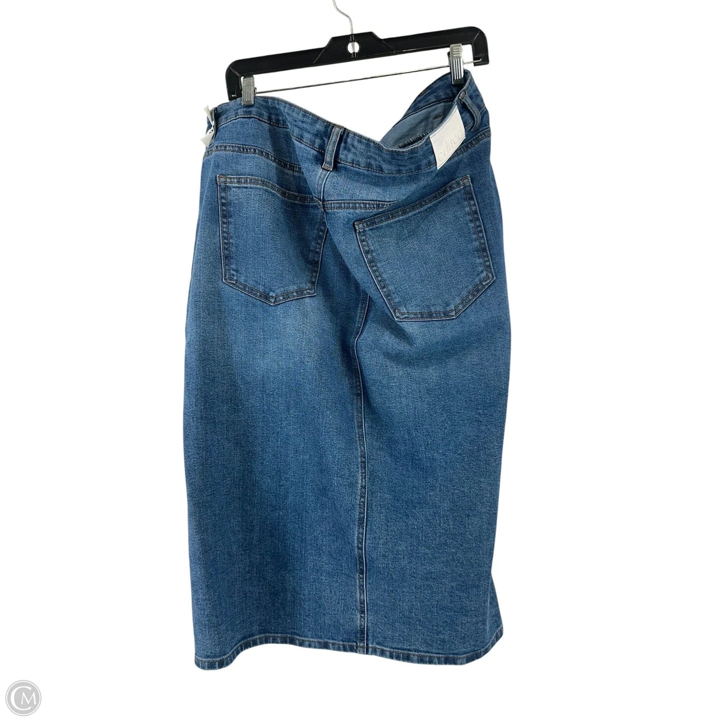 Skirt Midi By Clothes Mentor In Blue, Size: 16