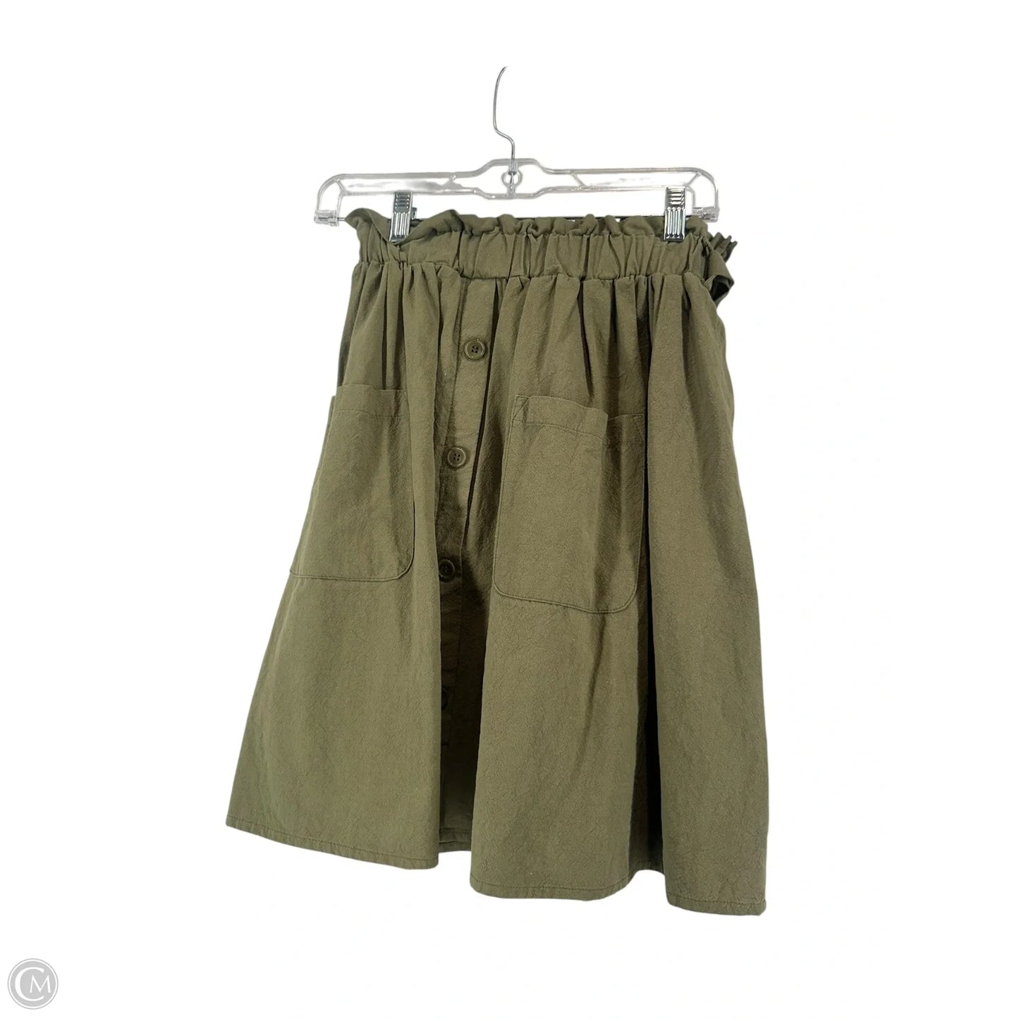 Skirt Midi By Shein In Green, Size: S