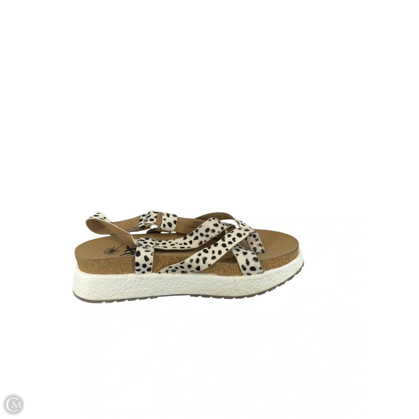 Sandals Heels Platform By Clothes Mentor In Animal Print, Size: 8