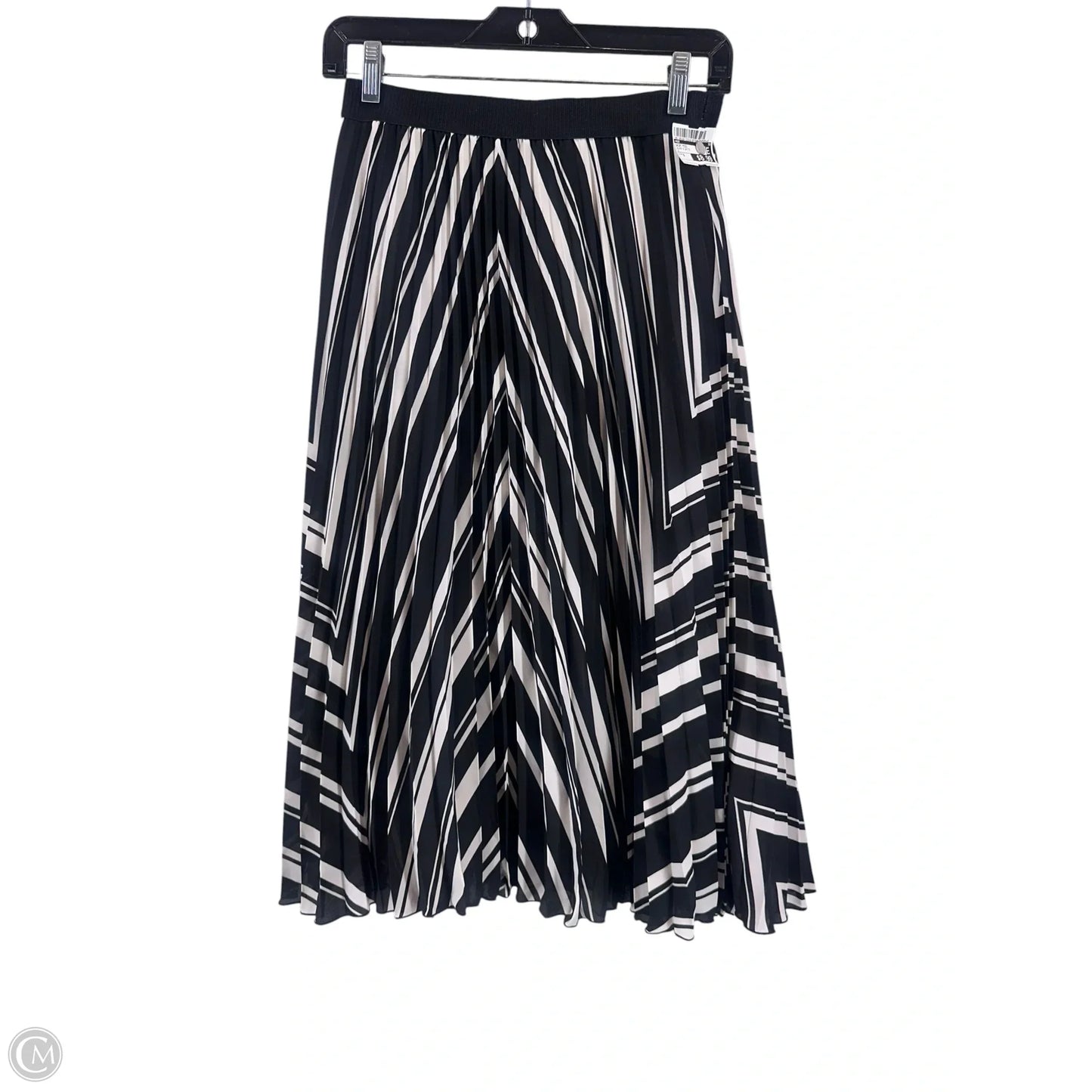 Skirt Midi By H&m In Black & White, Size: 6