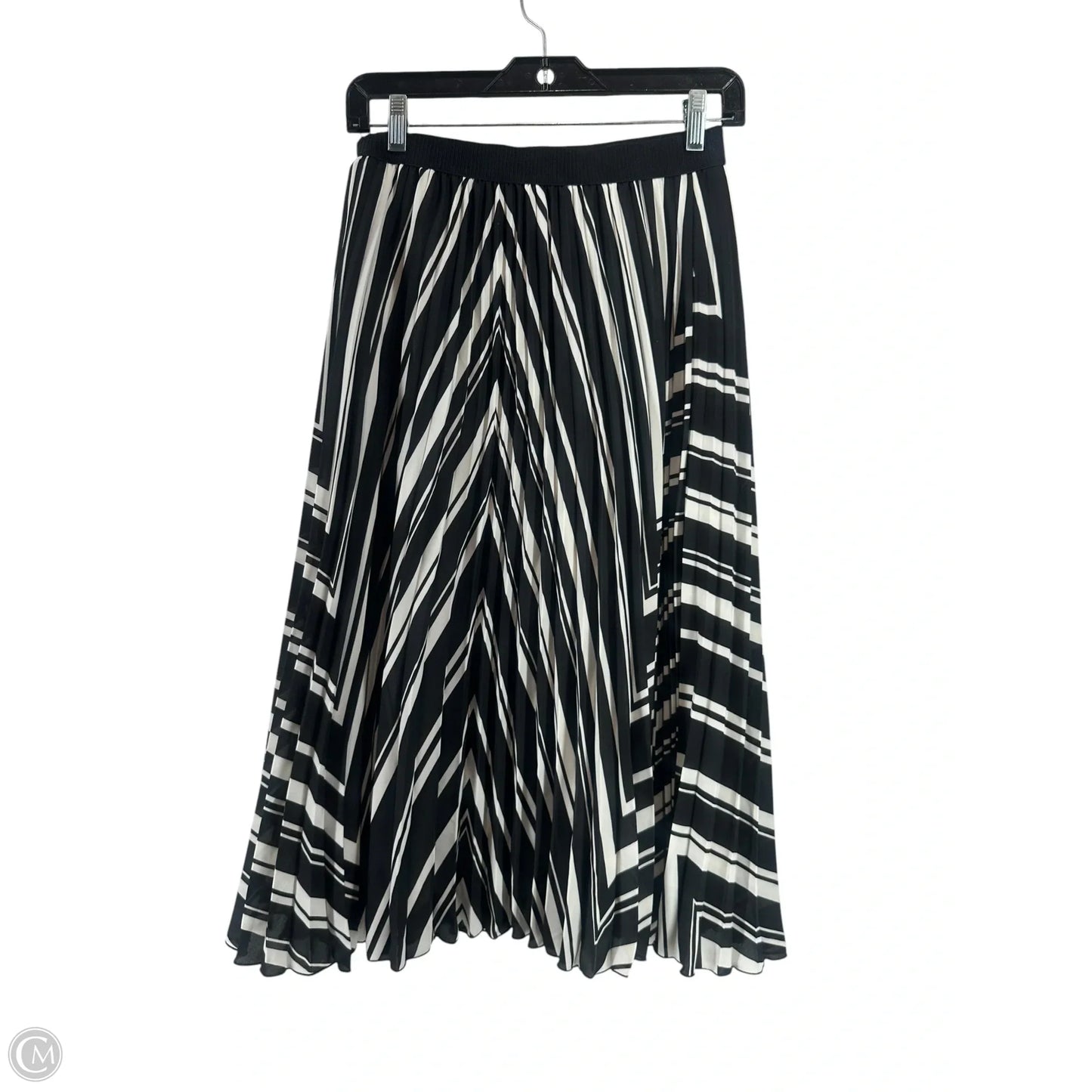 Skirt Midi By H&m In Black & White, Size: 6
