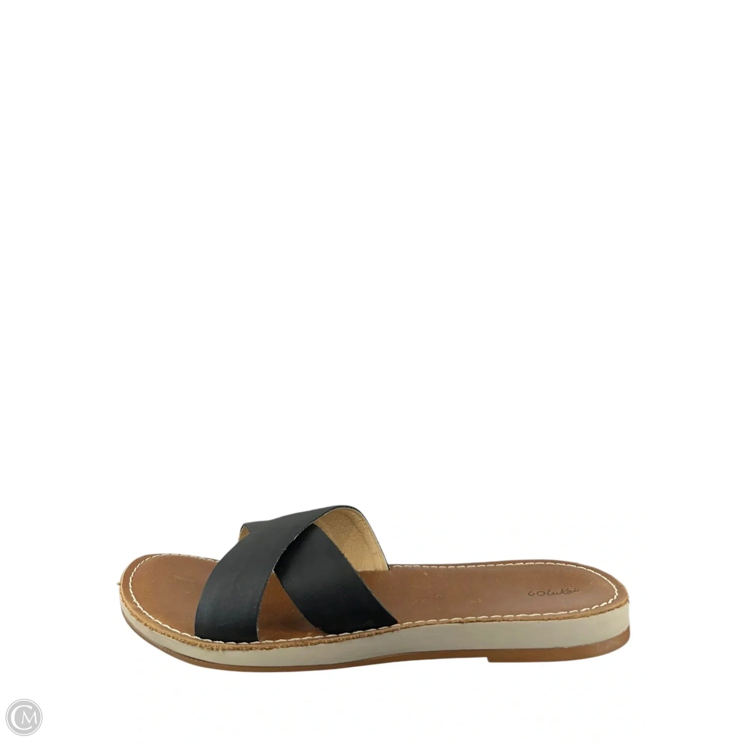 Sandals Flats By Olukai In Black & Brown, Size: 7