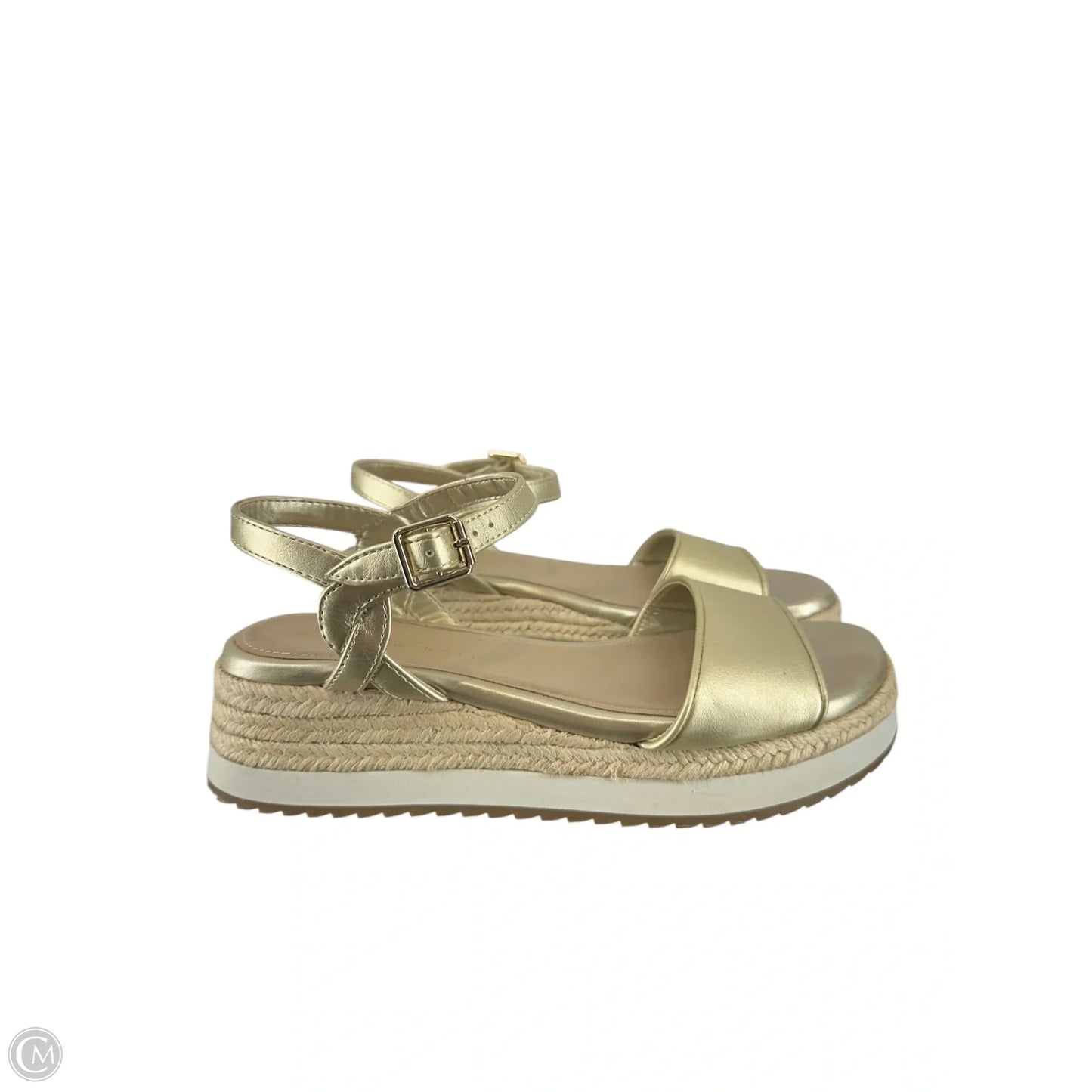 Sandals Flats By Kelly And Katie In Gold, Size: 7