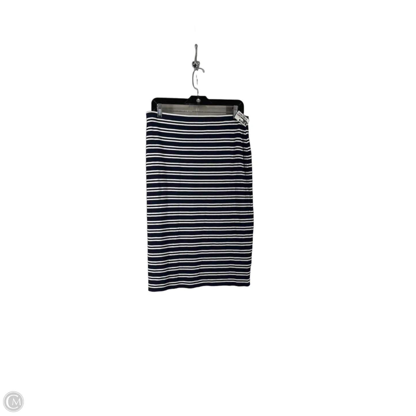 Skirt Midi By Clothes Mentor In Striped Pattern, Size: L