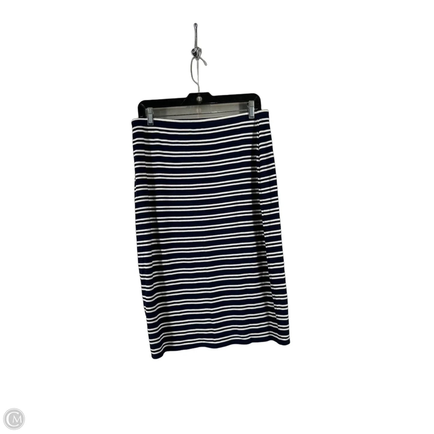 Skirt Midi By Clothes Mentor In Striped Pattern, Size: L