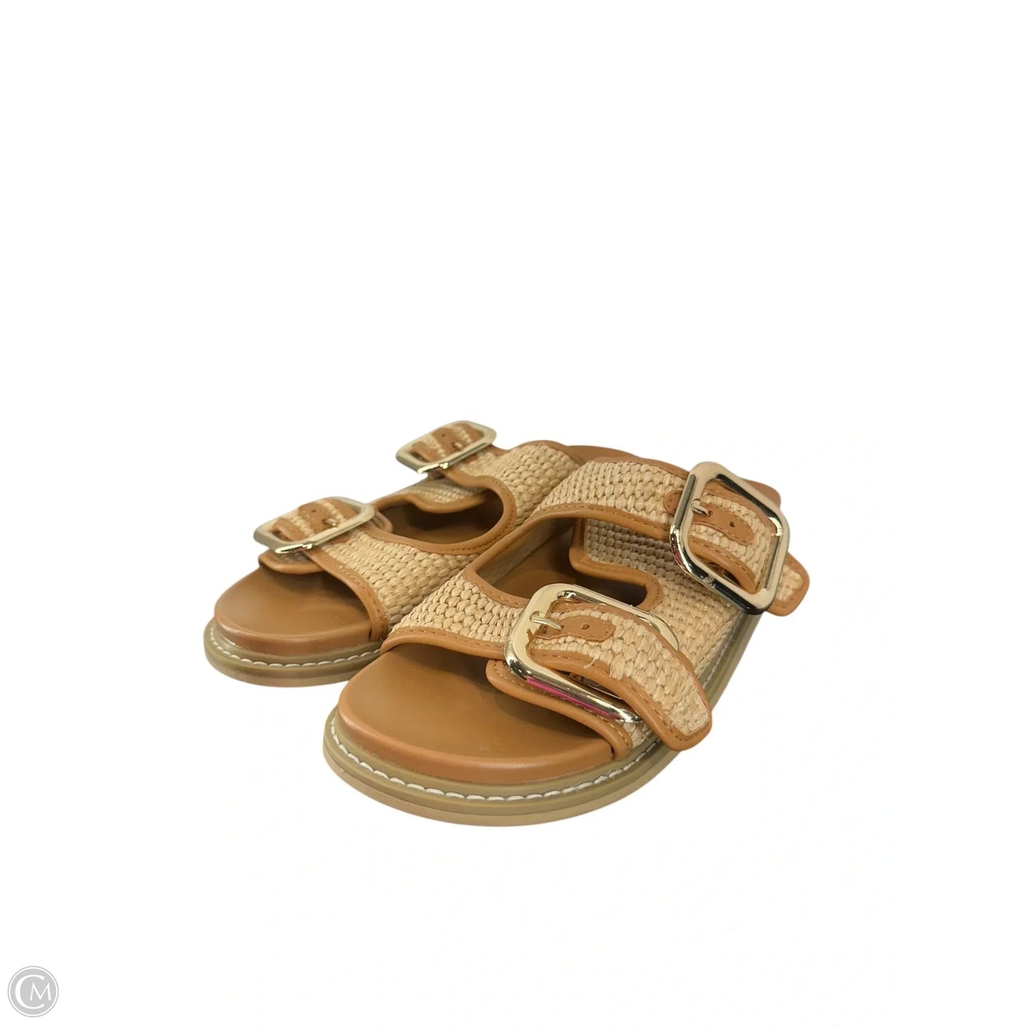Sandals Flats By Universal Thread In Tan, Size: 9