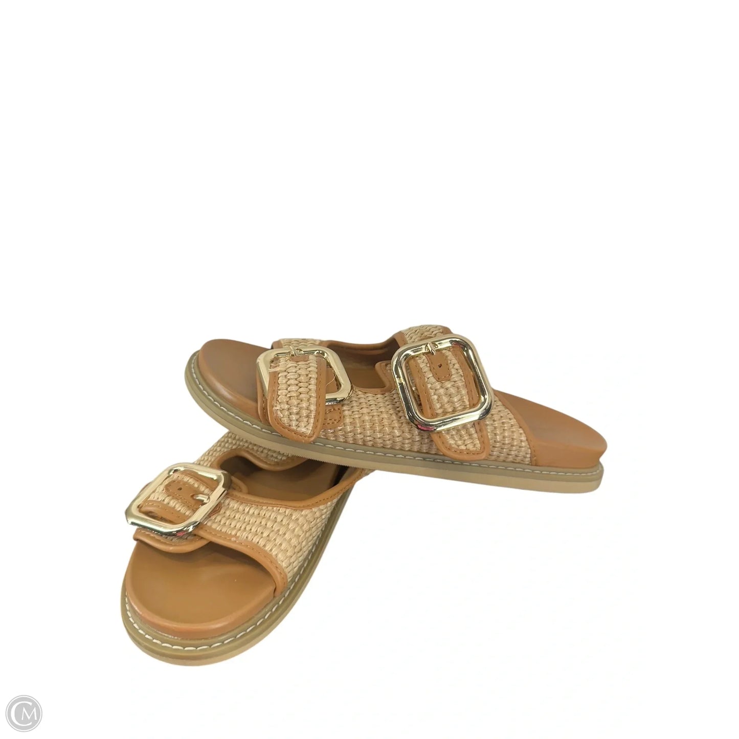 Sandals Flats By Universal Thread In Tan, Size: 9