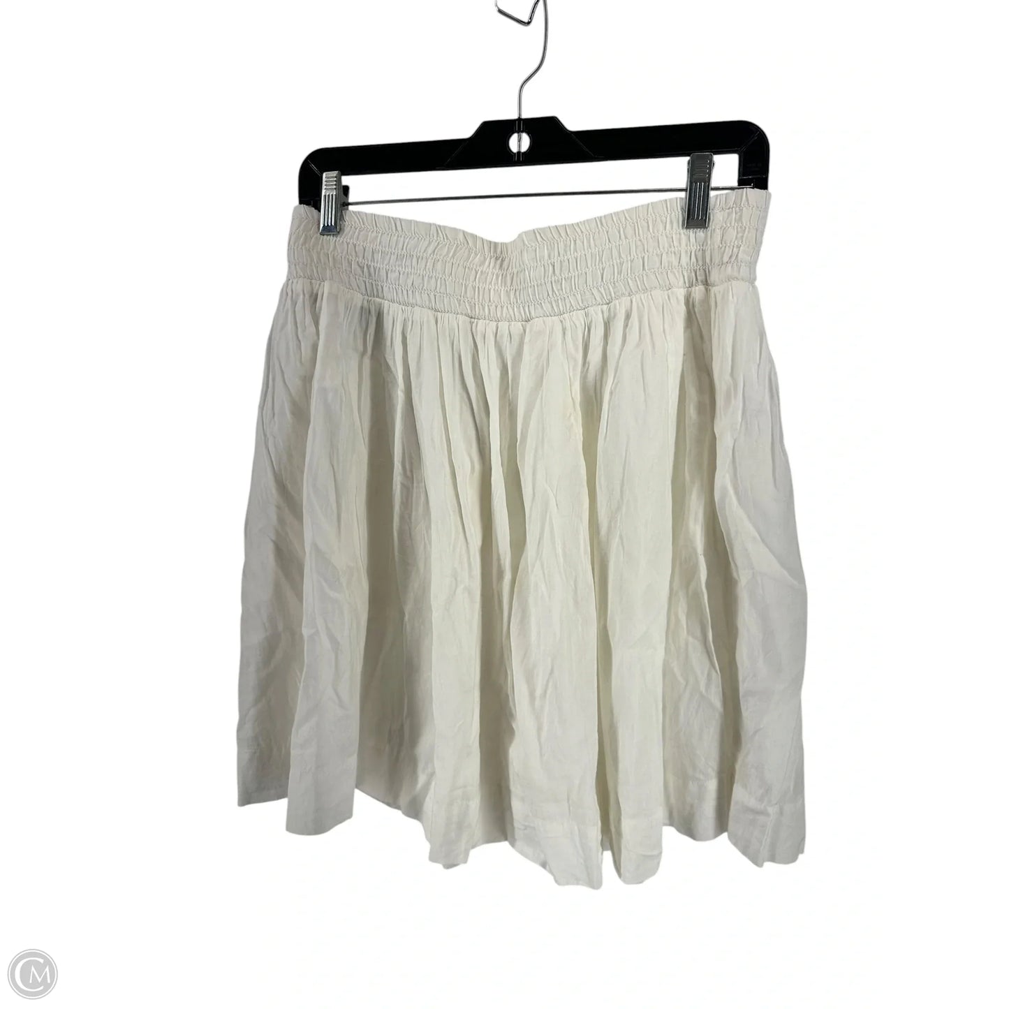 Skirt Mini & Short By Banana Republic In White, Size: 4