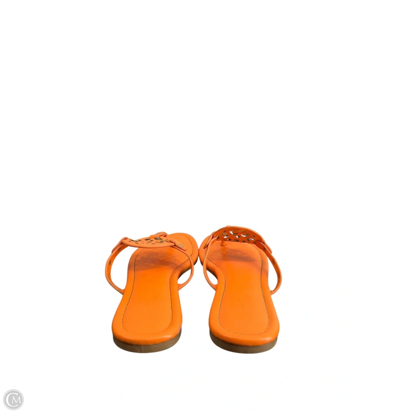 Sandals Flats By Clothes Mentor In Orange, Size: 9