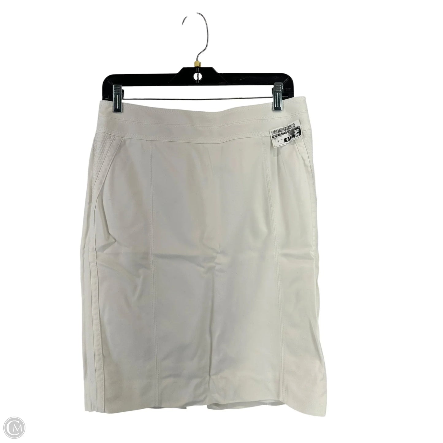 Skirt Midi By White House Black Market In White, Size: 10