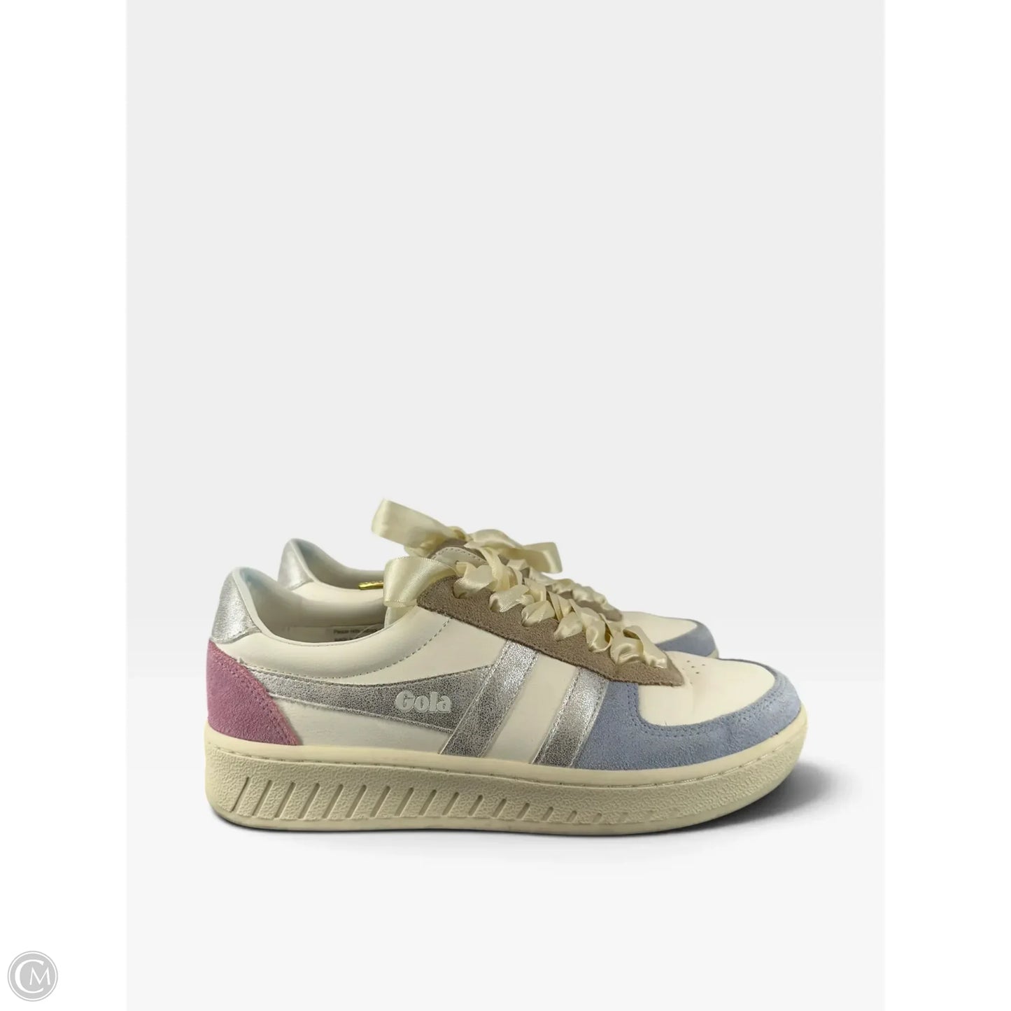 Shoes Sneakers By Gola In Pink & Silver, Size: 9