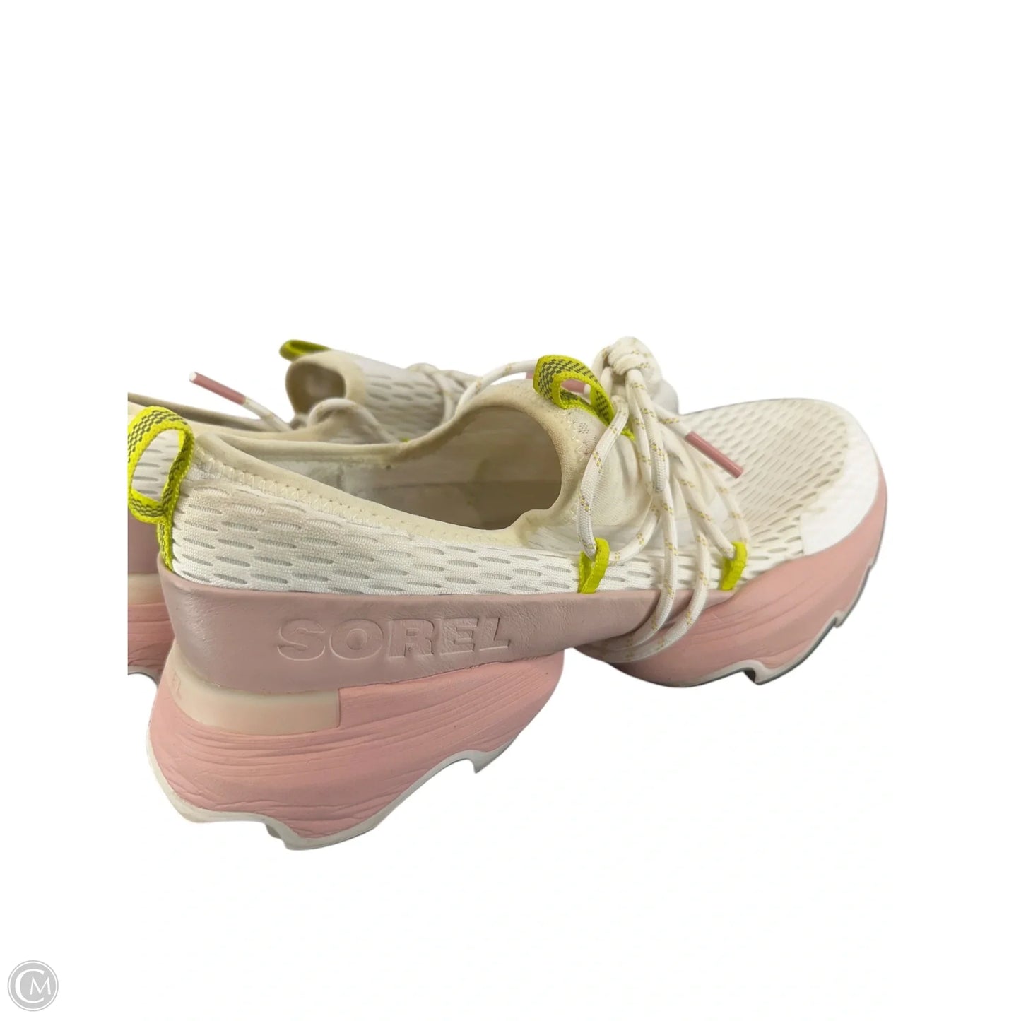 Shoes Sneakers By Sorel In Pink & White, Size: 9
