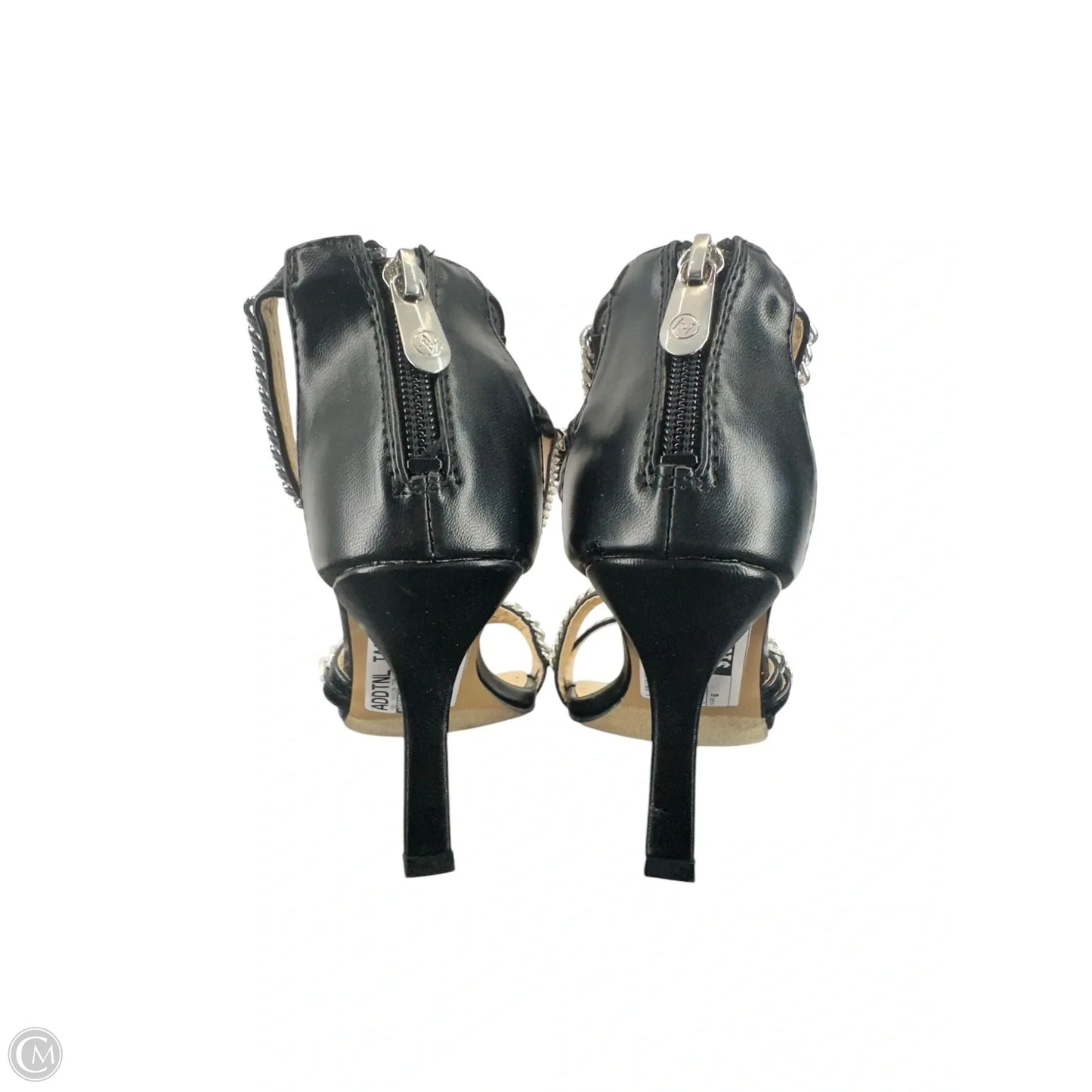 Sandals Heels Stiletto By Adrienne Vittadini In Black, Size: 6