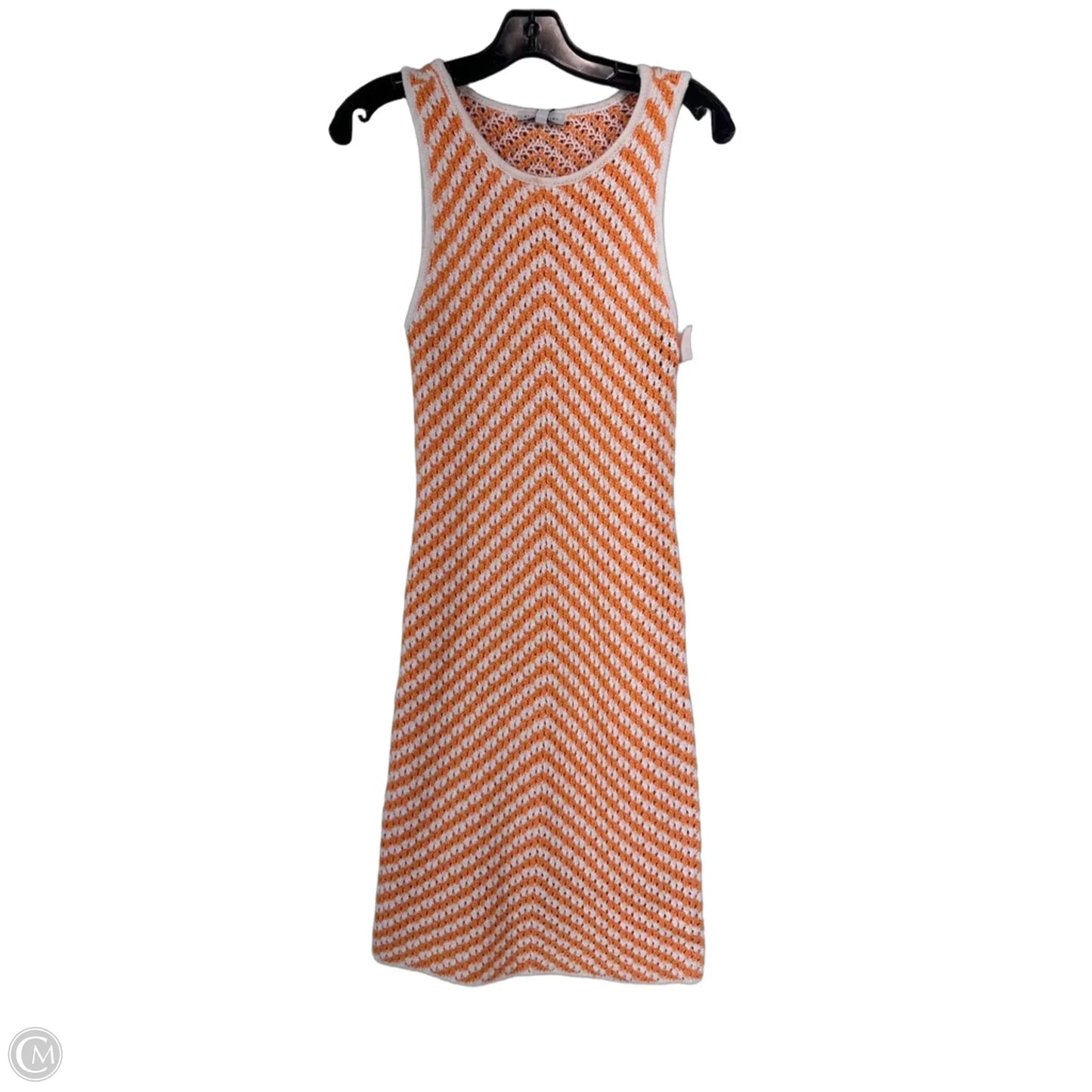Dress Casual Midi By Gianni Bini In Orange & White, Size: S