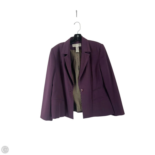 Pants Suit 2pc By Sag Harbor In Purple, Size: 12p