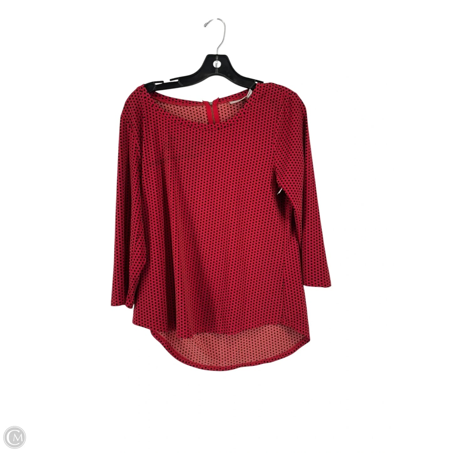 Top Long Sleeve By Chicos In Red, Size: 10