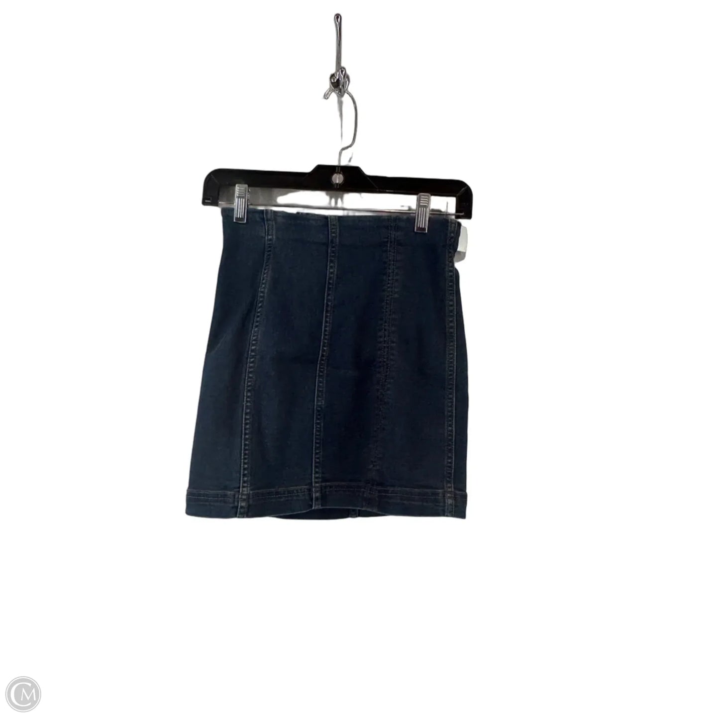 Skirt Mini & Short By Free People In Blue Denim, Size: 0