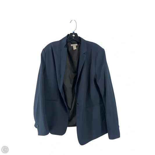 Blazer By H&m In Navy, Size: Xl