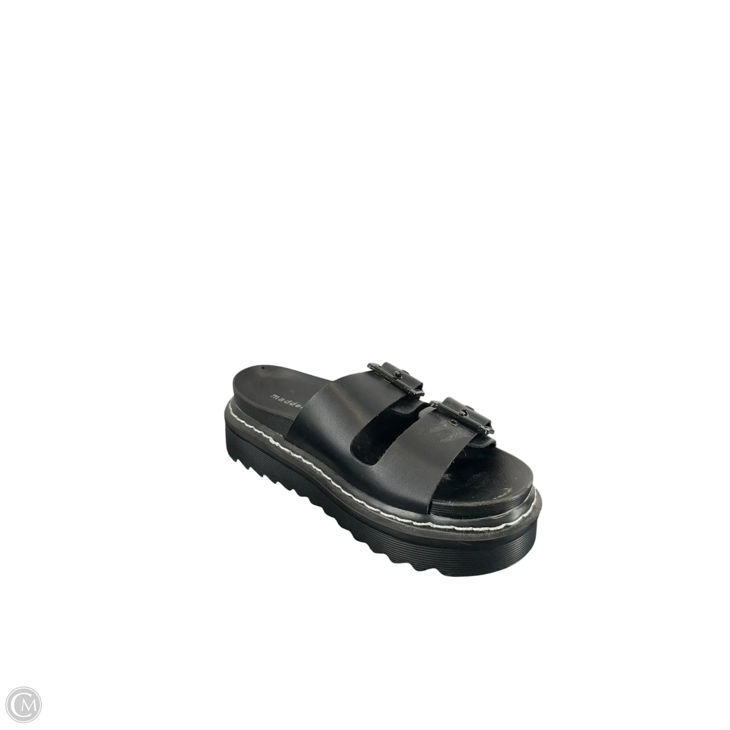 Sandals Heels Platform By Madden Girl In Black, Size: 7