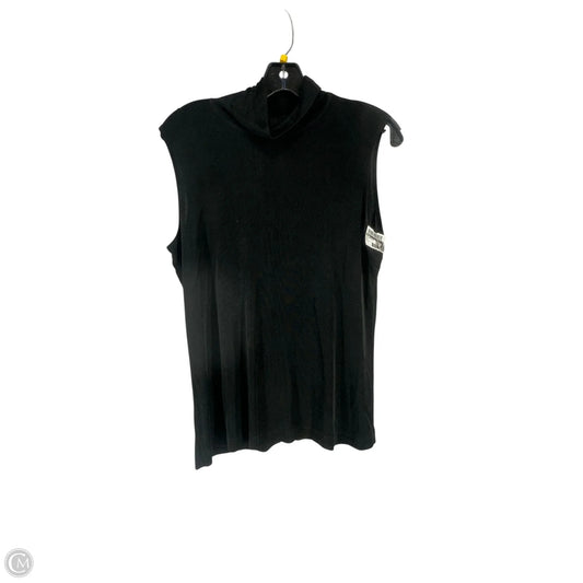 Top Sleeveless By Chicos In Black, Size: 2
