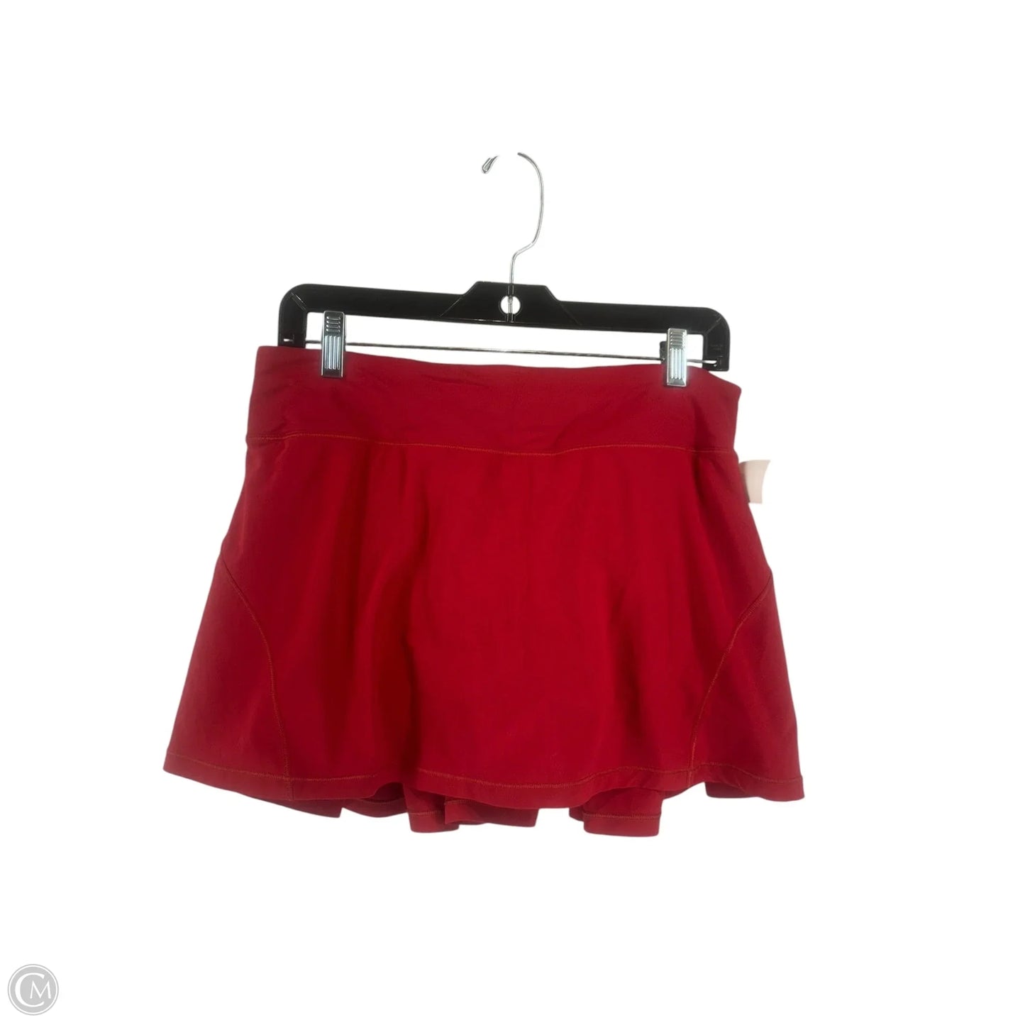 Athletic Skort By Lululemon In Red, Size: 8