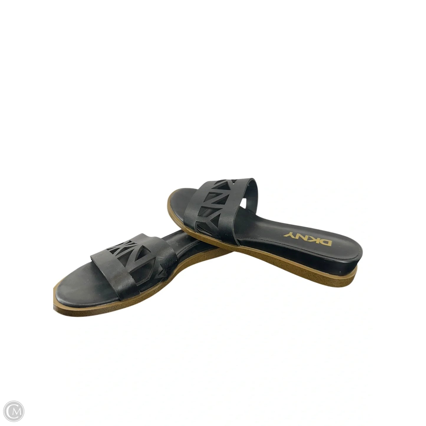 Sandals Flats By Dkny In Black, Size: 5.5