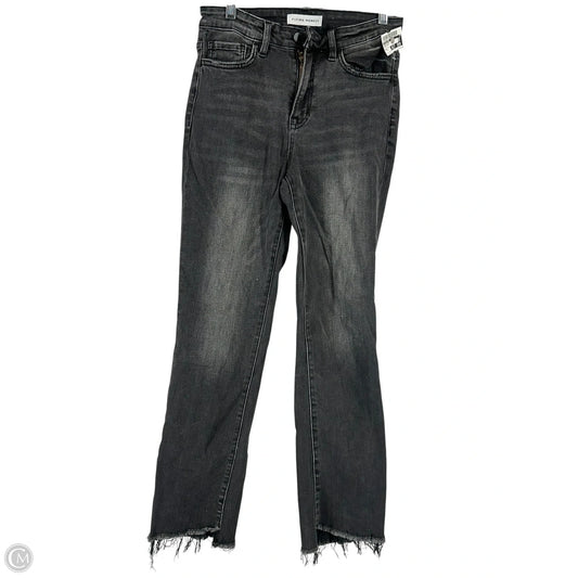 Jeans Skinny By Flying Monkey In Black Denim, Size: 6