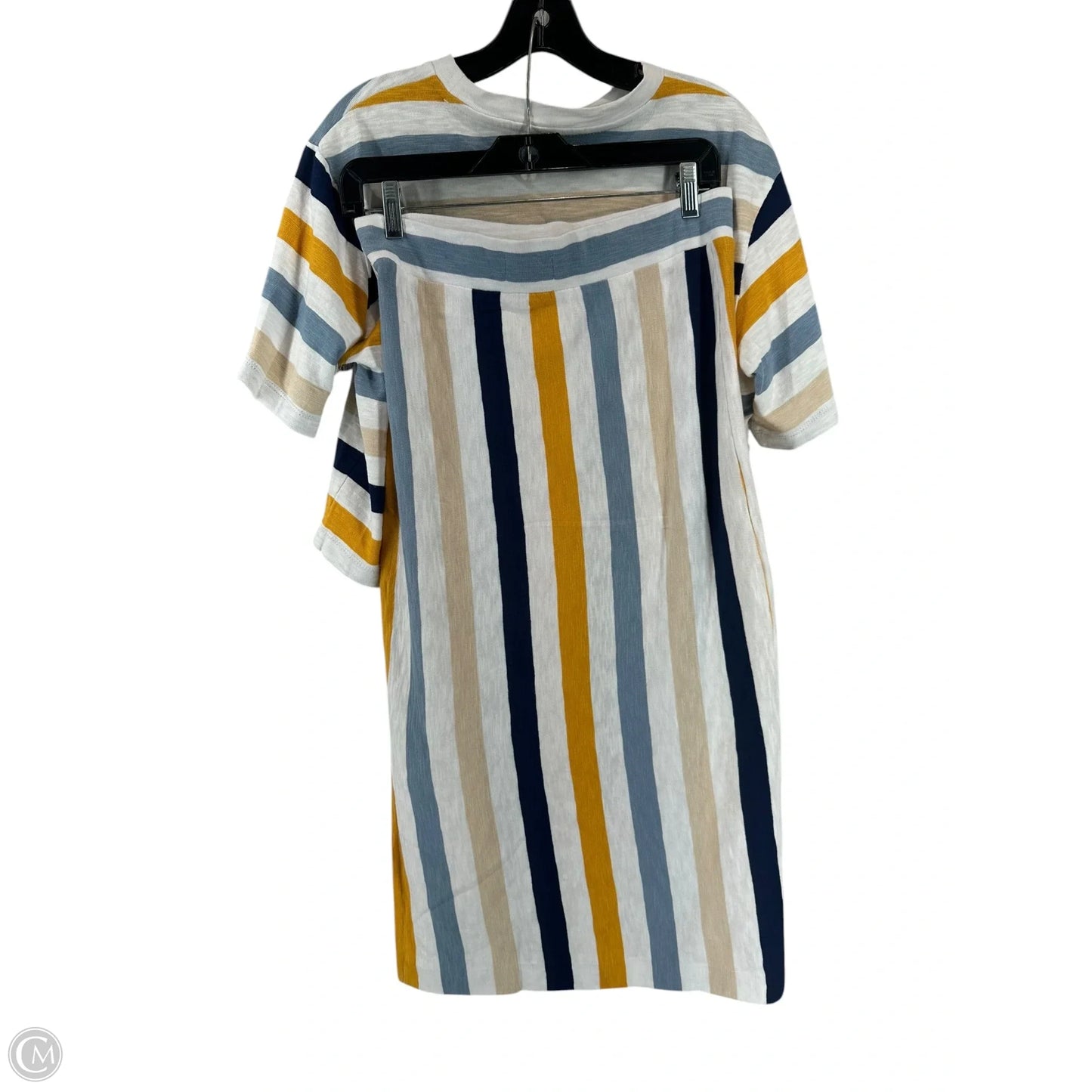 Skirt Set 2pc By Lou And Grey In Blue & Cream, Size: S