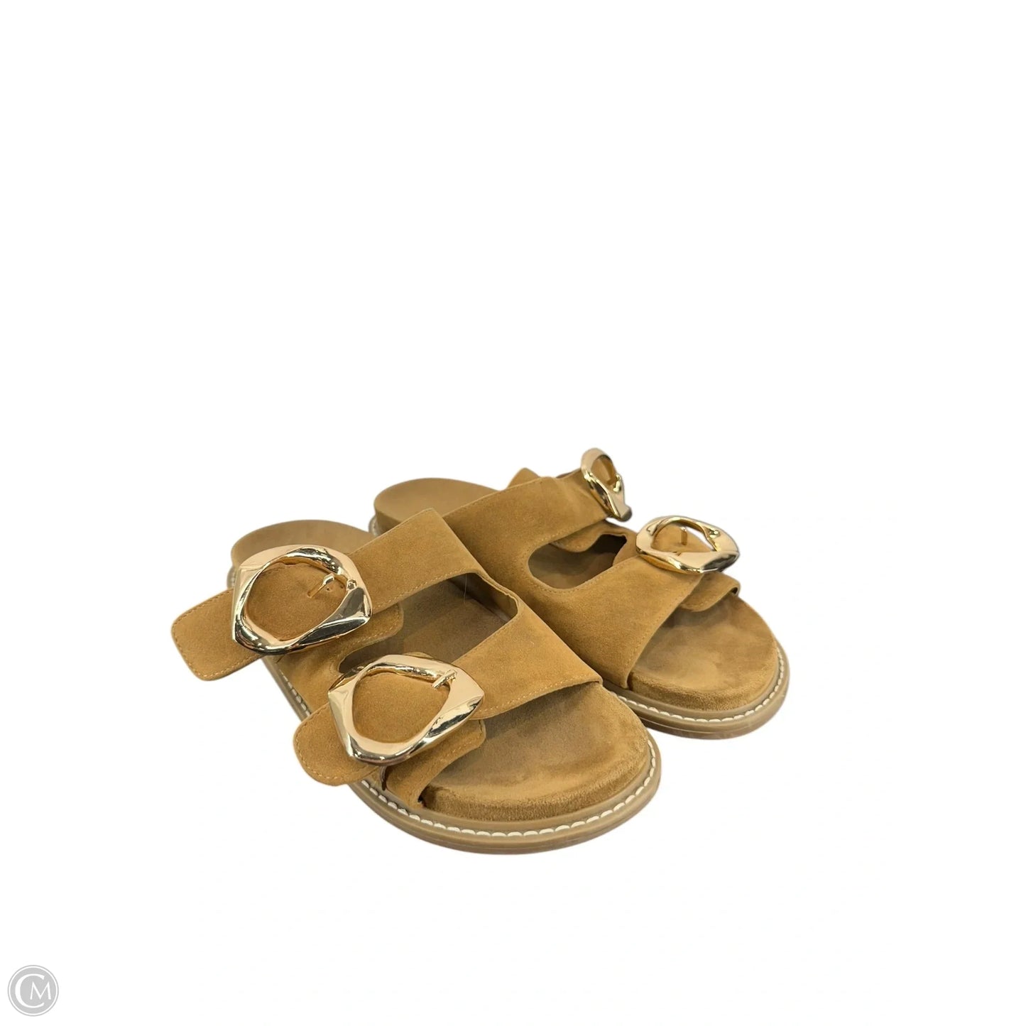 Sandals Flip Flops By Universal Thread In Tan, Size: 9