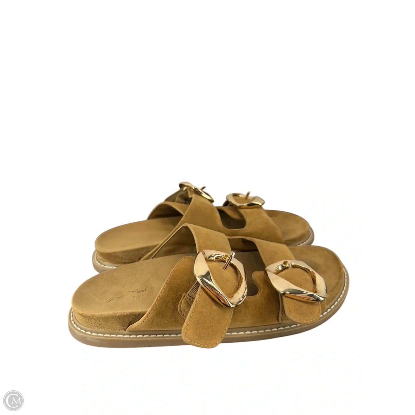 Sandals Flip Flops By Universal Thread In Tan, Size: 9