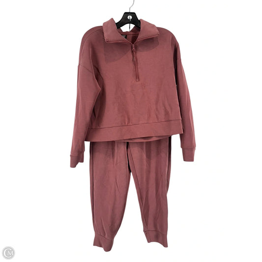 Athletic Pants 2pc By Avia In Pink, Size: M