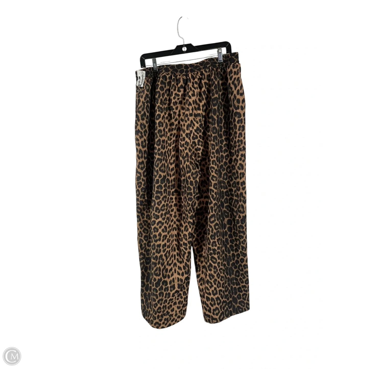 Pants Linen By Shein In Animal Print, Size: 2x