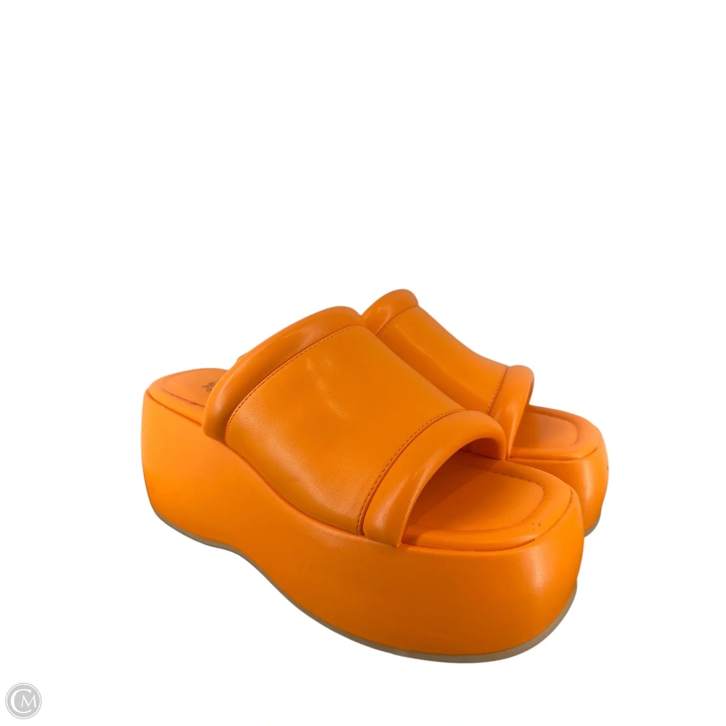 Shoes Heels Platform By Wild Fable In Orange, Size: 8.5