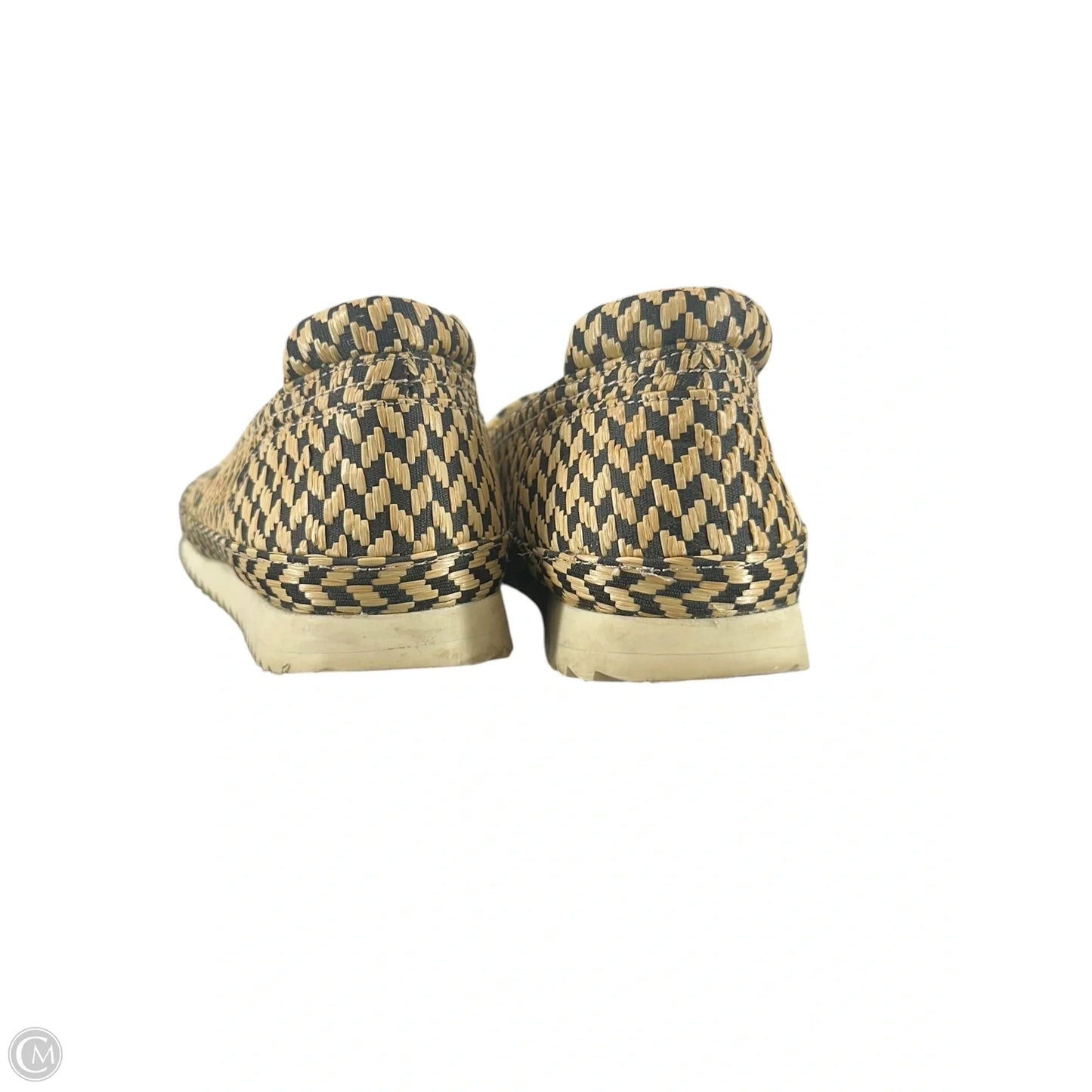 Shoes Flats By Vaneli In Tan & White, Size: 6.5