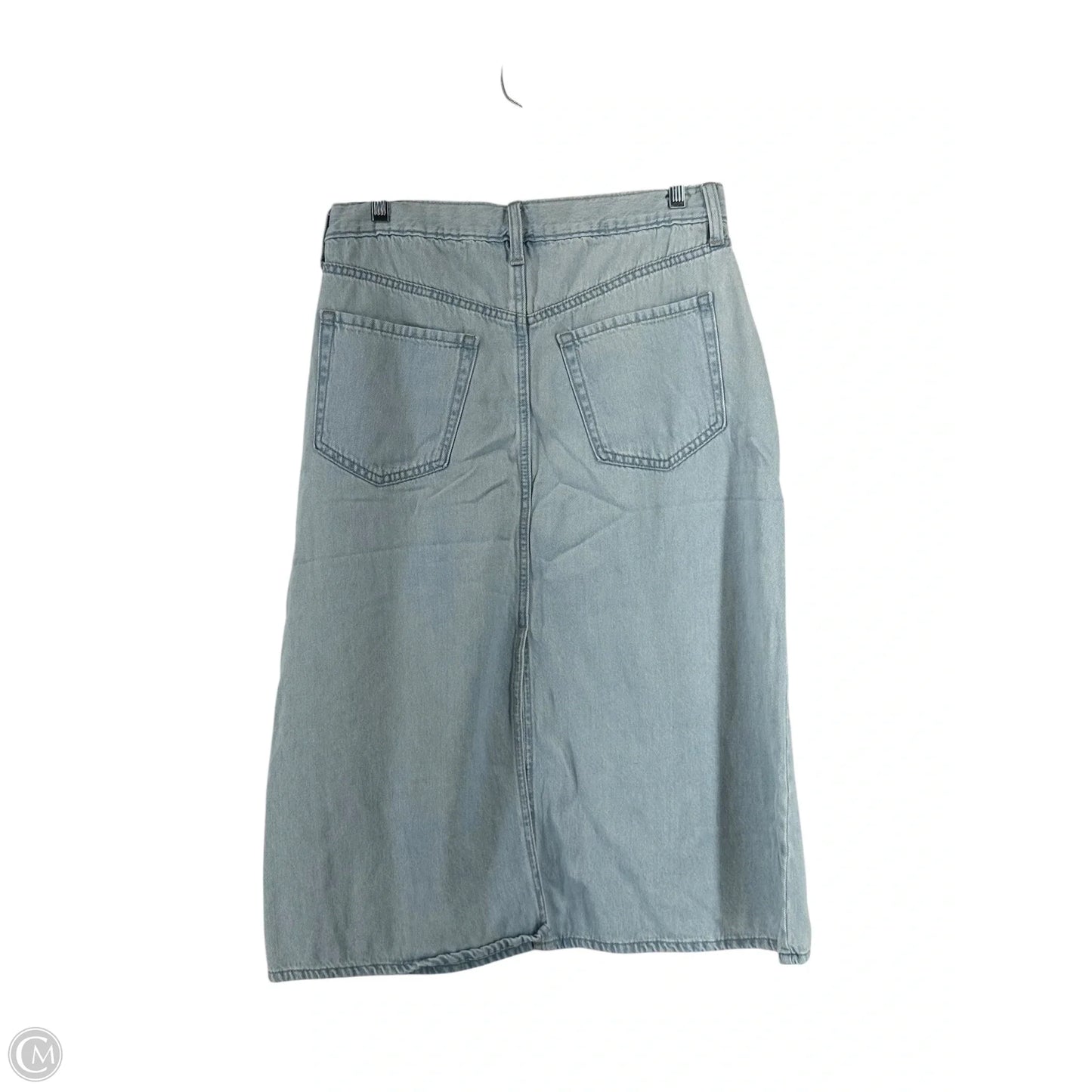 Skirt Midi By Old Navy In Blue Denim, Size: 12