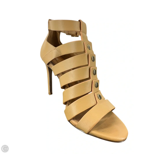 Sandals Heels Stiletto By Aldo In Beige, Size: 7.5