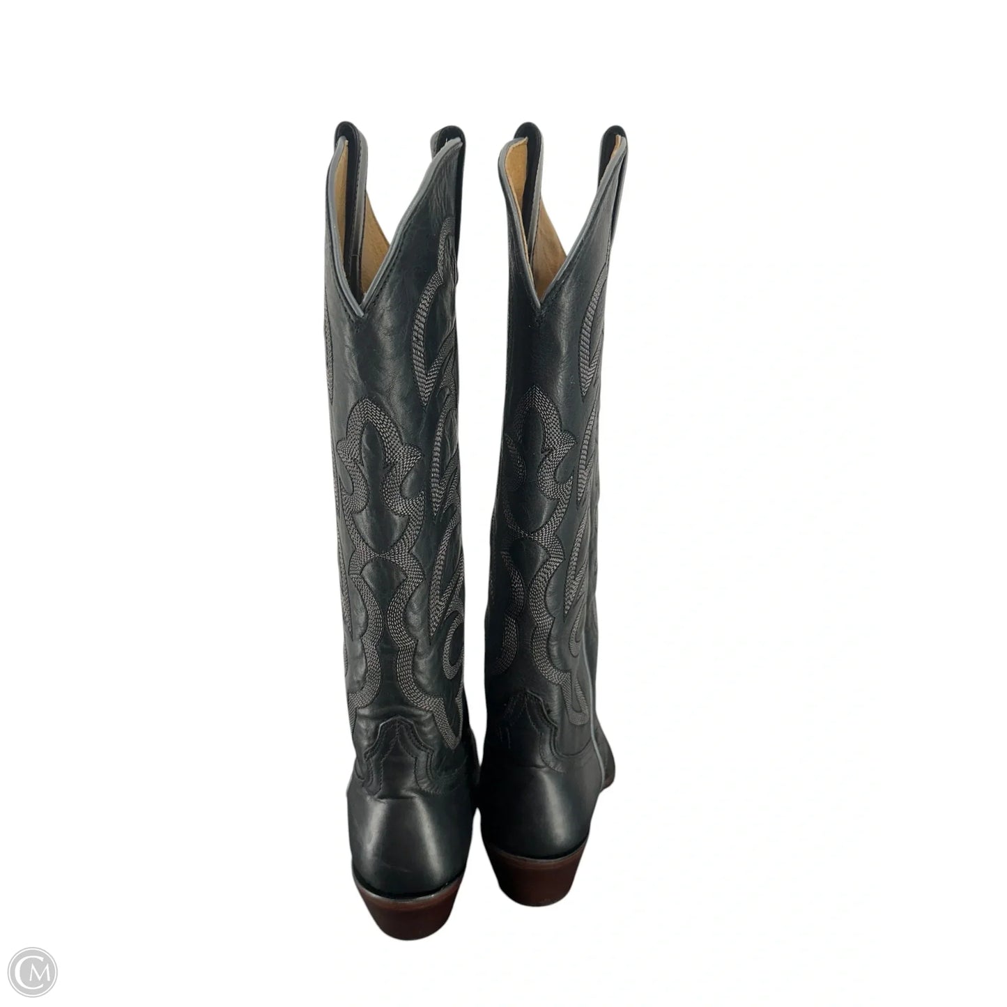 Boots Mid-calf Heels By Shyanne In Black, Size: 6.5